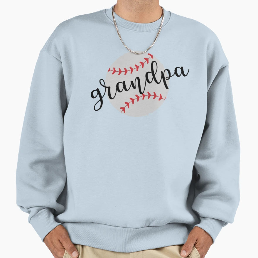 Baseball Grandpa Sweatshirt - Streetwear Style for Adults - T-Shirt, Sweatshirt, Hoodie
