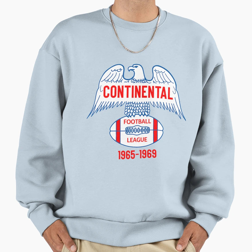 Continental Football League Sweatshirt - Casual Everyday Wear Men Women - T-Shirt, Sweatshirt, Hoodie
