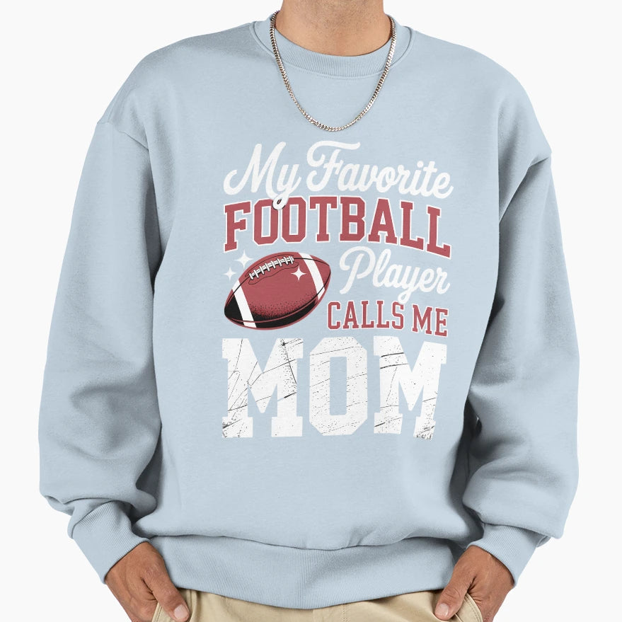 Mothers Day American Football Sweatshirt - Minimalist Print for Adults - T-Shirt, Sweatshirt, Hoodie
