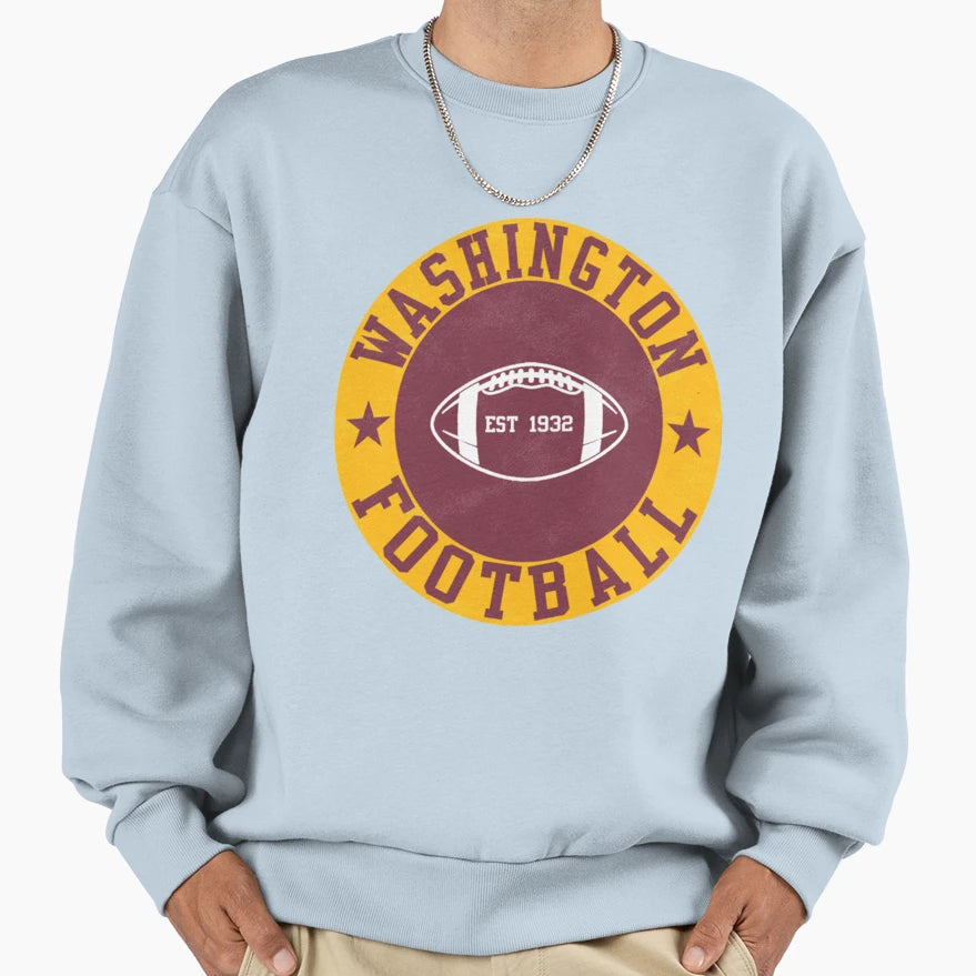 Washington Football T-Shirt - Streetwear Style for Adults - T-Shirt, Sweatshirt, Hoodie