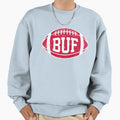 Buf Football Blue Sweatshirt - Casual Everyday Wear Unisex - T-Shirt, Sweatshirt, Hoodie