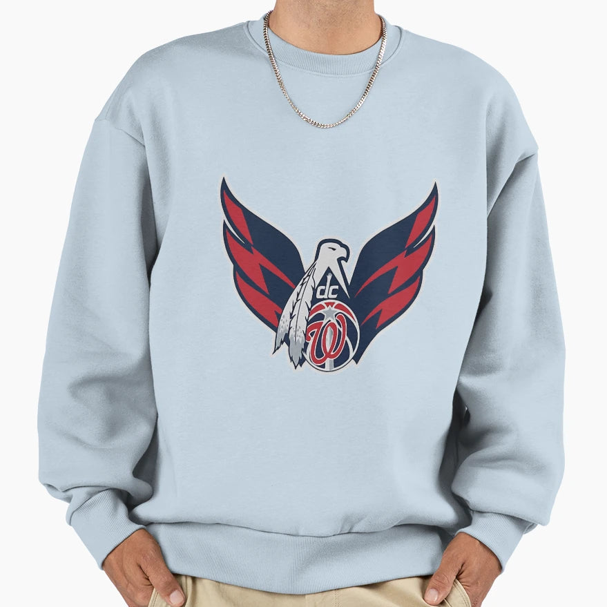 Washington Dc D C Capital Fan Sport Sweatshirt - Trendy Graphic for Adults - T-Shirt, Sweatshirt, Hoodie