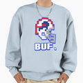 Buffalo Tecmo Bowl Helmet Circle Wagons And T-Shirt - Unique Graphic Unisex - T-Shirt, Sweatshirt, Hoodie