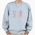 Mama Floral Checkered Sweatshirt - Streetwear Style for Adults - T-Shirt, Sweatshirt, Hoodie