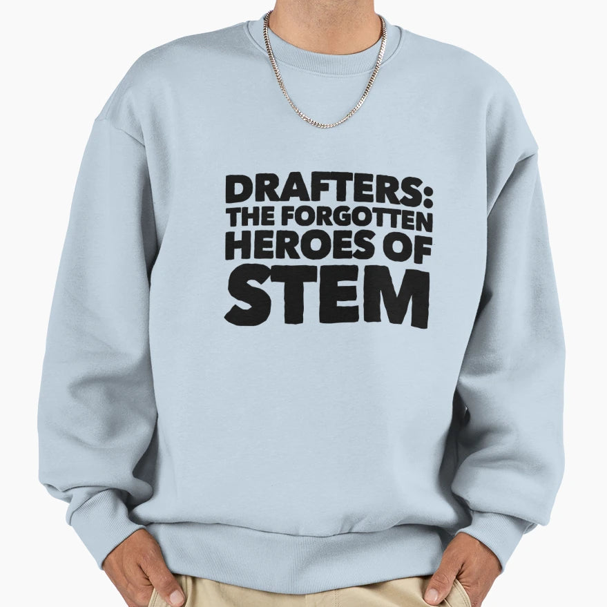 Drafters Forgotten Heroes Stem Sweatshirt - Custom Art Print for Adults - T-Shirt, Sweatshirt, Hoodie