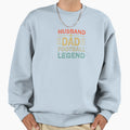Husband Dad Football Legend Sweatshirt - Minimalist Print for Adults - T-Shirt, Sweatshirt, Hoodie
