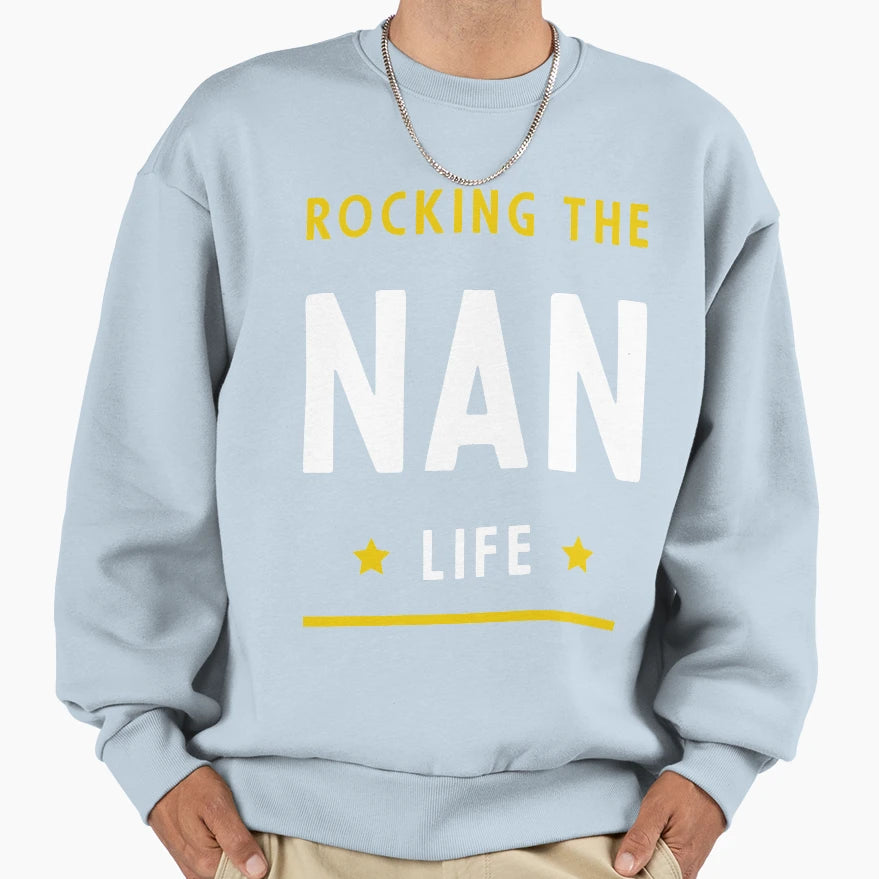 Mothers Day Gift Grandmothers Sweatshirt - Aesthetic Graphic for Adults - T-Shirt, Sweatshirt, Hoodie