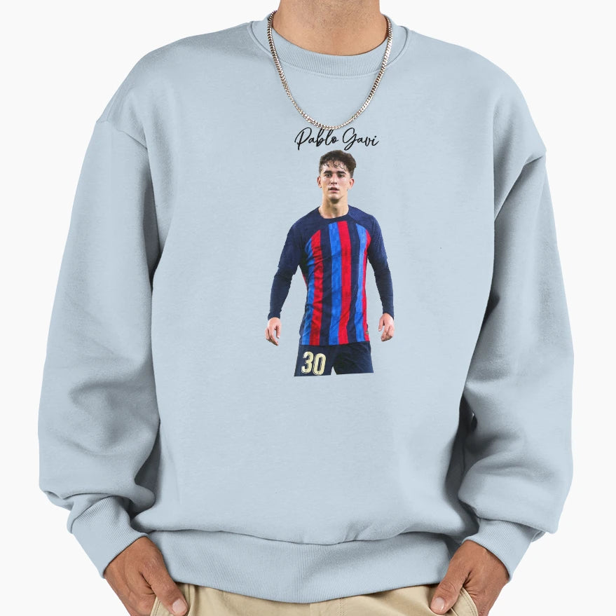 Pablo Gavi Sweatshirt - Fun Novelty Design for Adults - T-Shirt, Sweatshirt, Hoodie