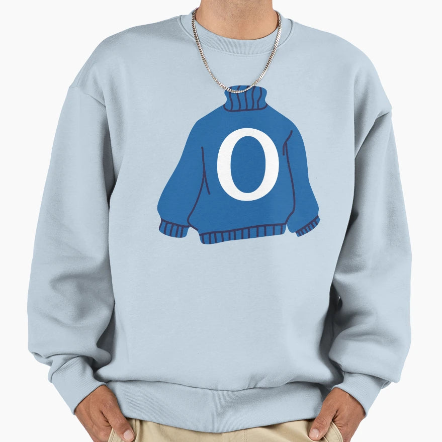 Letter Sweatshirt - Casual Everyday Wear Unisex - T-Shirt, Sweatshirt, Hoodie