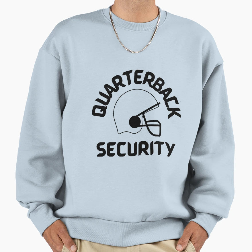 Quarterback Security Sweatshirt - Custom Art Print for Adults - T-Shirt, Sweatshirt, Hoodie
