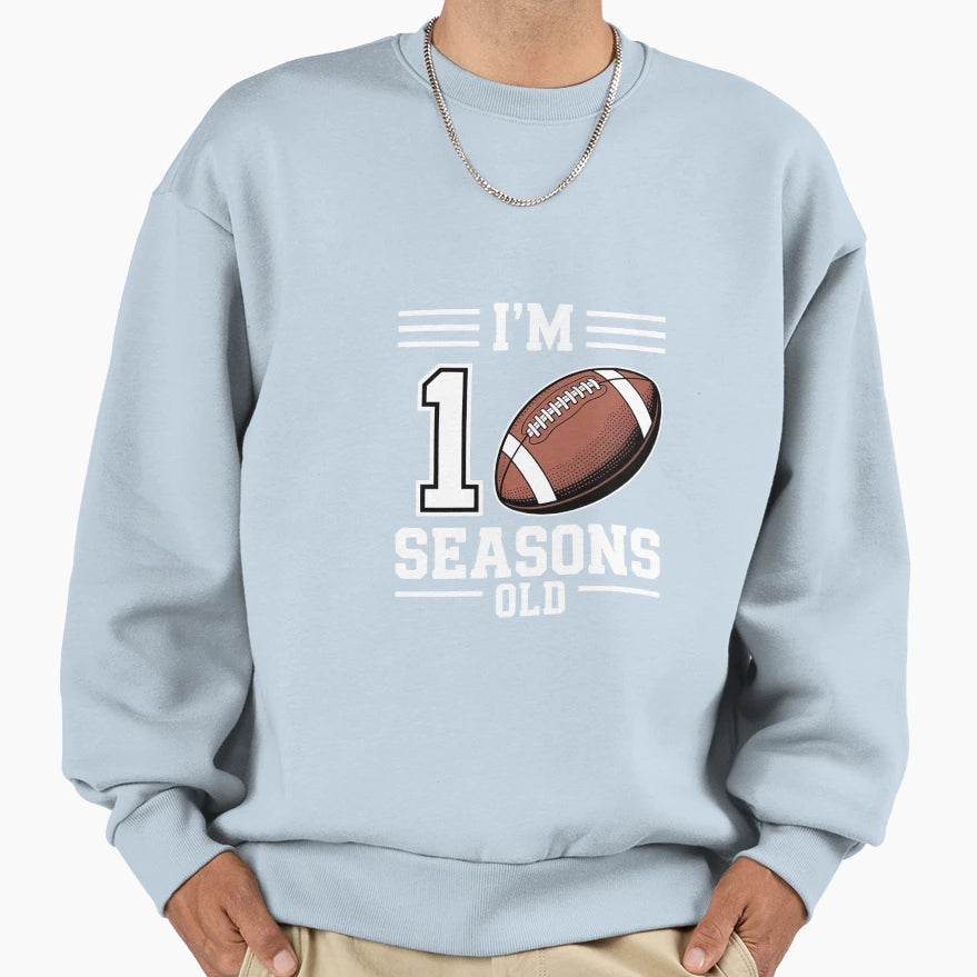 Milestone 10Th Birthday American Sweatshirt - Novelty Apparel Unisex - T-Shirt, Sweatshirt, Hoodie