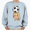 Soccer Player Sweatshirt - Streetwear Style for Adults - T-Shirt, Sweatshirt, Hoodie