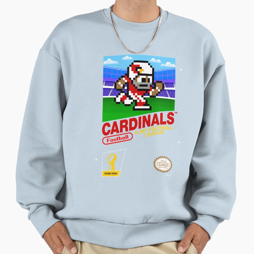 Arizona Cardinals 8Bit Football Sweatshirt - Trendy Graphic for Adults - T-Shirt, Sweatshirt, Hoodie