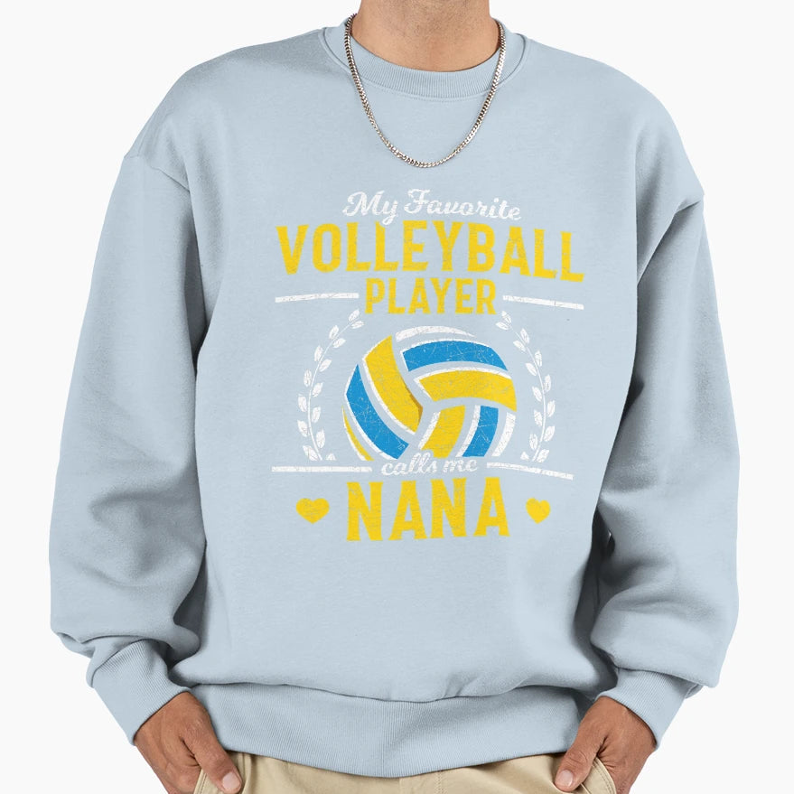 Volleyball Player Nana Sports Sweatshirt - Streetwear Style for Adults - T-Shirt, Sweatshirt, Hoodie
