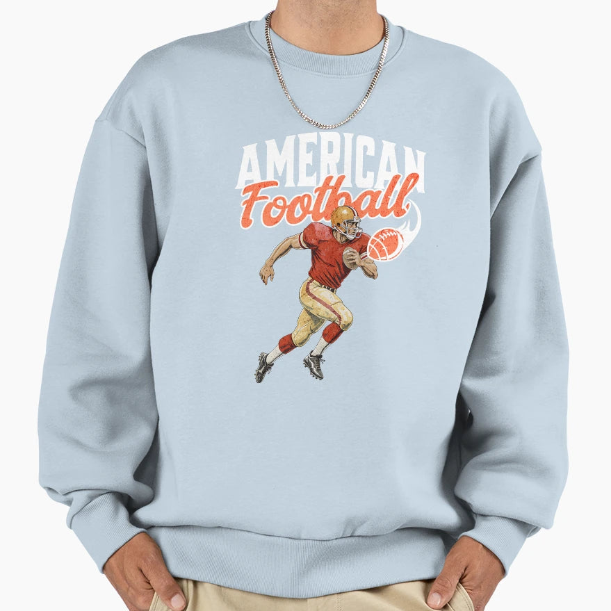 American Football Sweatshirt - Minimalist Print Unisex - T-Shirt, Sweatshirt, Hoodie