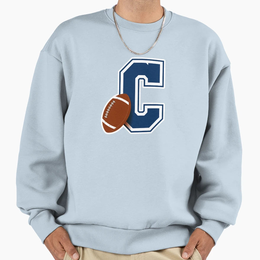 Dallas Football Monogram Sweatshirt - Custom Art Print Men Women - T-Shirt, Sweatshirt, Hoodie
