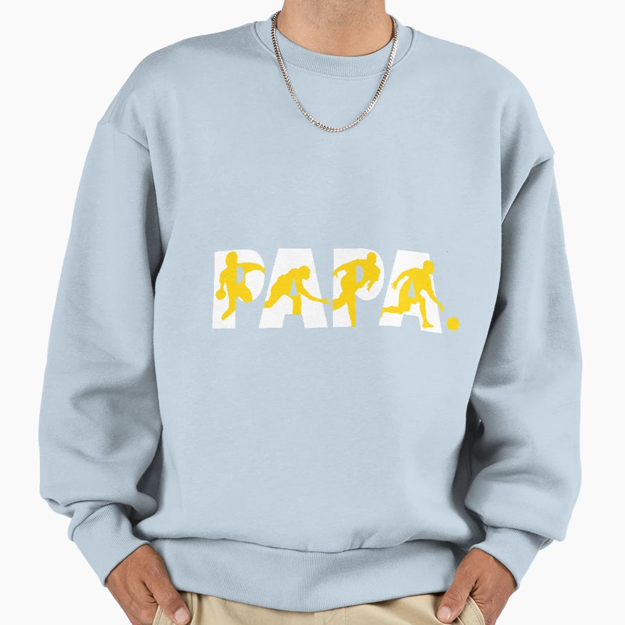 Pin Bowling Papa Outdoors Sports Sweatshirt - Novelty Apparel Men Women - T-Shirt, Sweatshirt, Hoodie