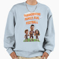 Thanksgiving Family Fun Football Sweatshirt - Aesthetic Graphic for Adults - T-Shirt, Sweatshirt, Hoodie