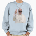 Funny Thumbs Up Pope Francis Sweatshirt - Custom Art Print Unisex - T-Shirt, Sweatshirt, Hoodie