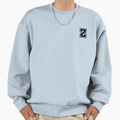 Black Z Stylized Initial Alphabet Sweatshirt - Custom Art Print Men Women - T-Shirt, Sweatshirt, Hoodie