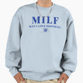 I Love Football Sweatshirt - Fun Novelty Design for Adults - T-Shirt, Sweatshirt, Hoodie