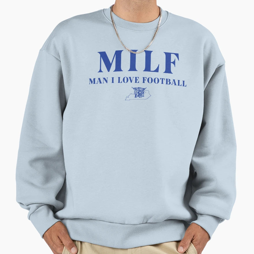 I Love Football Sweatshirt - Fun Novelty Design for Adults - T-Shirt, Sweatshirt, Hoodie