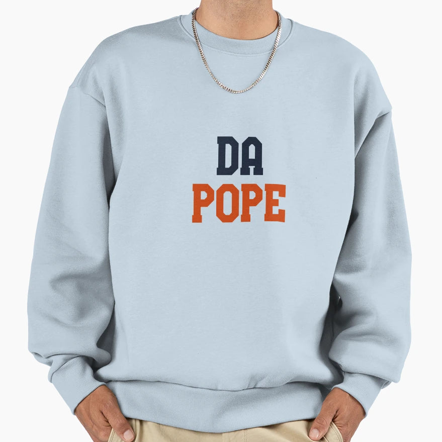 Da Pope Sweatshirt - Minimalist Print for Adults - T-Shirt, Sweatshirt, Hoodie