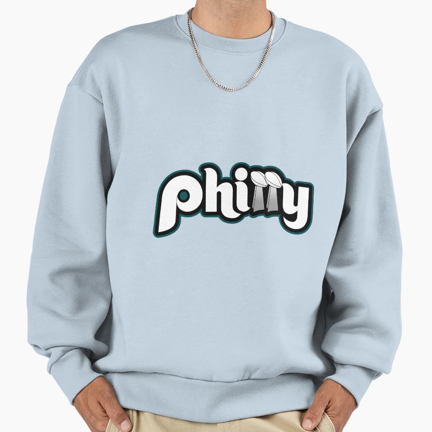 Philly Kelly Champions Football Sweatshirt - Graphic Print Men Women - T-Shirt, Sweatshirt, Hoodie