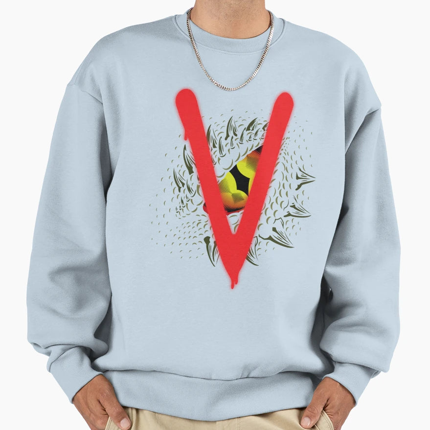 V Visitors Sweatshirt - Trendy Graphic Unisex - T-Shirt, Sweatshirt, Hoodie