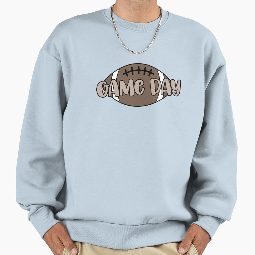 Game Day Football Sweatshirt - Custom Art Print Men Women - T-Shirt, Sweatshirt, Hoodie