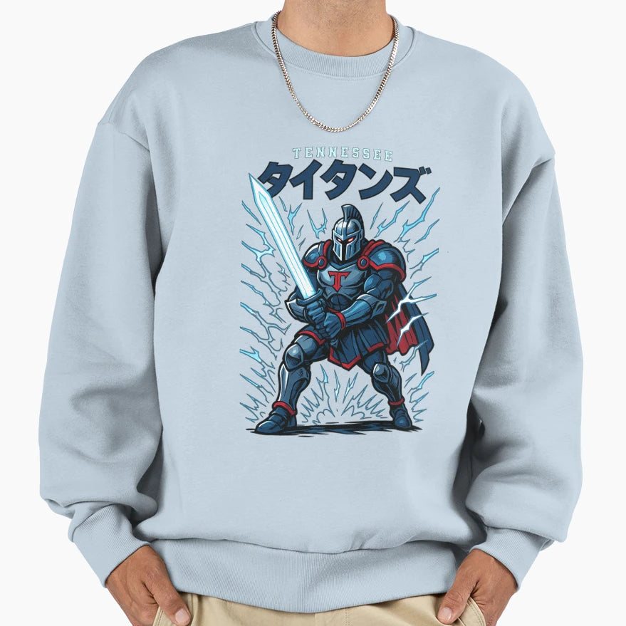 Tennessee Titans Samurai Warrior Japan T-Shirt - Minimalist Print Men Women - T-Shirt, Sweatshirt, Hoodie