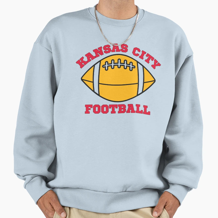 Kansas City Kc Football Sweatshirt - Novelty Apparel Men Women - T-Shirt, Sweatshirt, Hoodie