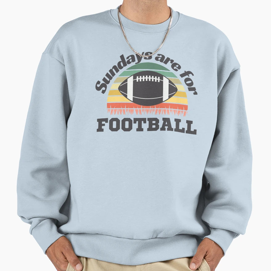 Sundays Are Football Football Sports Sweatshirt - Graphic Print Men Women - T-Shirt, Sweatshirt, Hoodie