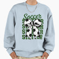 Soccer Sister Coquette Bow Mom Sweatshirt - Aesthetic Graphic Men Women - T-Shirt, Sweatshirt, Hoodie