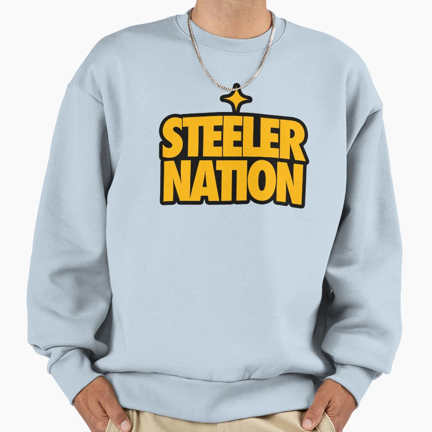 Steeler Nation Original Sweatshirt - Streetwear Style Unisex - T-Shirt, Sweatshirt, Hoodie