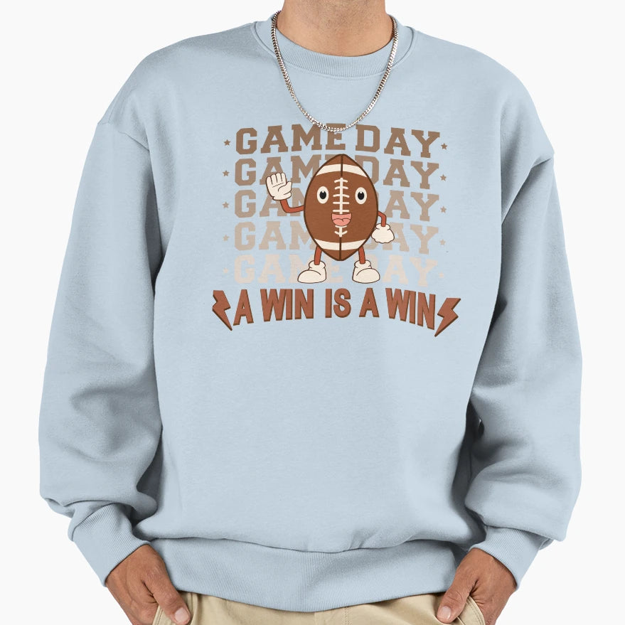 Fall Football Game Day Sweatshirt - Streetwear Style Men Women - T-Shirt, Sweatshirt, Hoodie