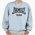 Family Team Concave Black Sweatshirt - Graphic Print for Adults - T-Shirt, Sweatshirt, Hoodie