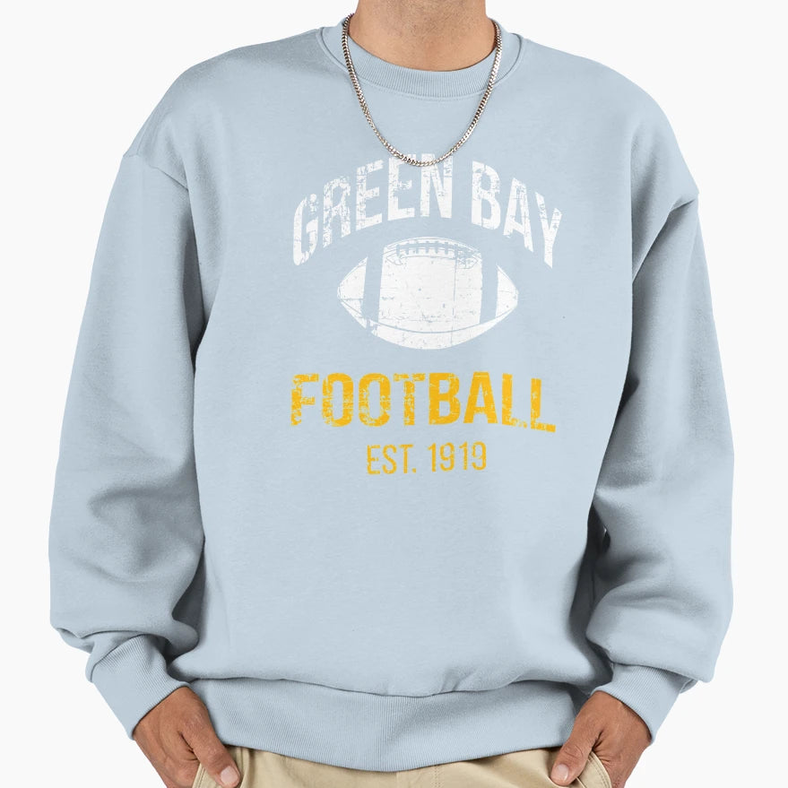 Green Bay Football Team Sweatshirt - Novelty Apparel Men Women - T-Shirt, Sweatshirt, Hoodie