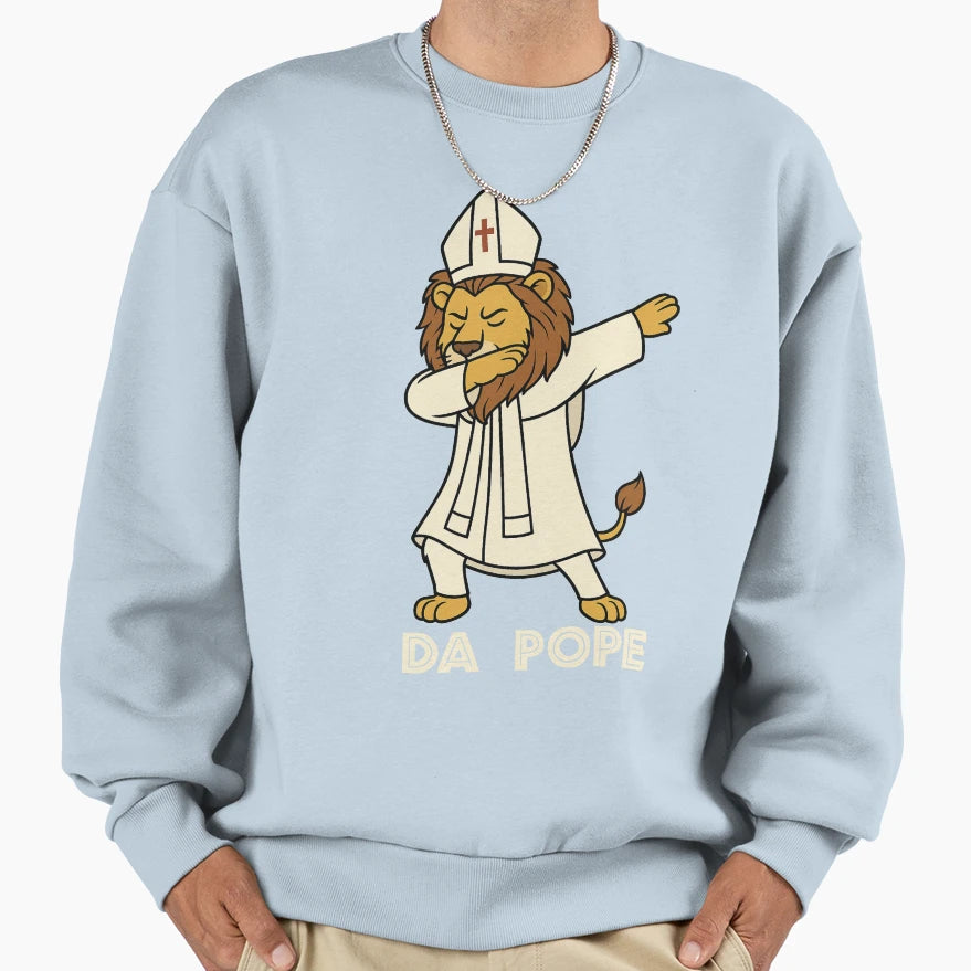 Pope Leo Xiv Lion Dabbing Halloween Sweatshirt - Streetwear Style Unisex - T-Shirt, Sweatshirt, Hoodie