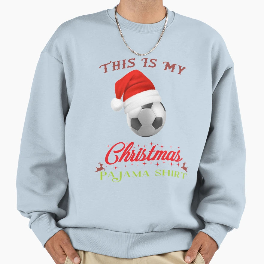This Is My Pajama Football Sweatshirt - Minimalist Print Men Women - T-Shirt, Sweatshirt, Hoodie