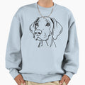 Weimaraner Puppy Big Ears Sweatshirt - Streetwear Style Men Women - T-Shirt, Sweatshirt, Hoodie