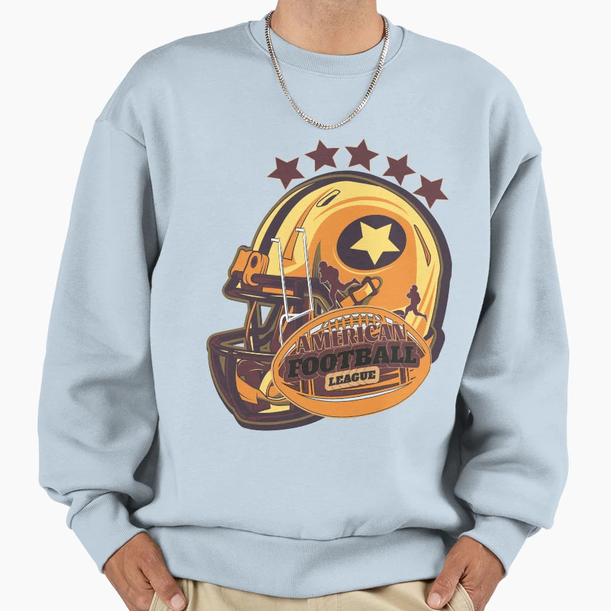 American Football League Sweatshirt - Custom Art Print for Adults - T-Shirt, Sweatshirt, Hoodie