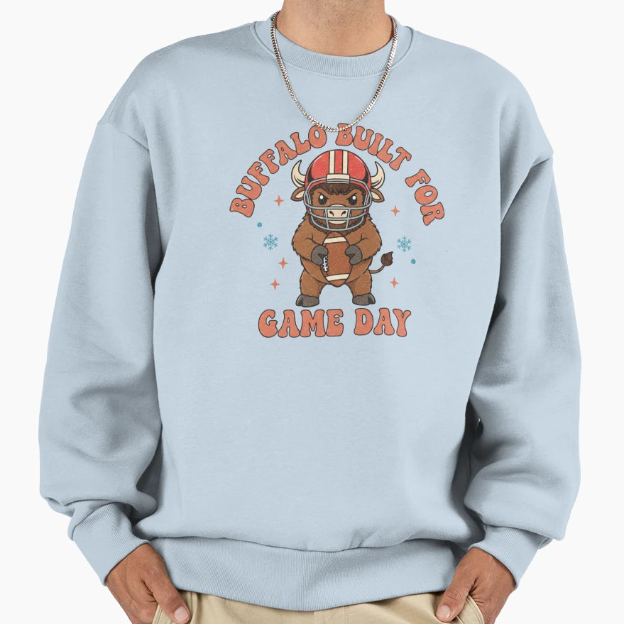 Buffalo Built Game Day T-Shirt - Novelty Apparel Men Women - T-Shirt, Sweatshirt, Hoodie