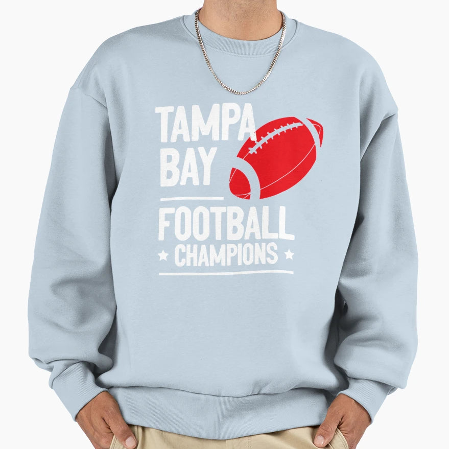 Tampa Bay Football Champions Sweatshirt - Minimalist Print Unisex - T-Shirt, Sweatshirt, Hoodie