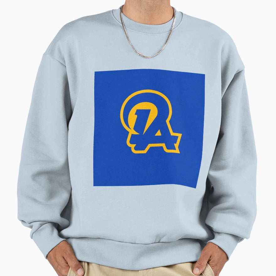 Los Angeles Rams Sweatshirt - Minimalist Print for Adults - T-Shirt, Sweatshirt, Hoodie