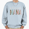 Blessed Nana Leopard Sweatshirt - Novelty Apparel Unisex - T-Shirt, Sweatshirt, Hoodie