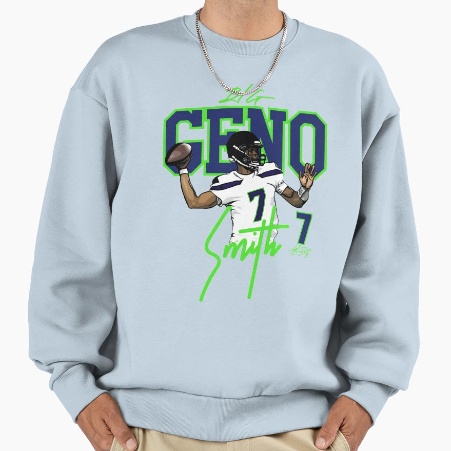 Geno Smith Sweatshirt - Custom Art Print Unisex - T-Shirt, Sweatshirt, Hoodie