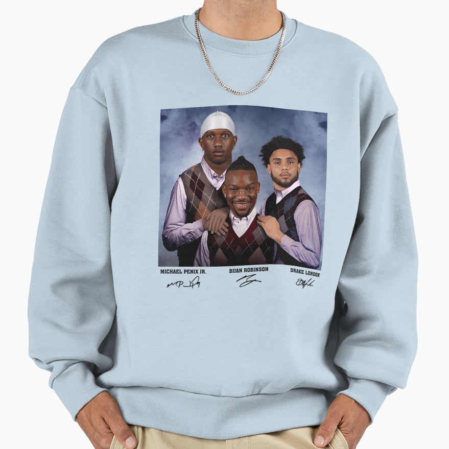 BR Michael Penix Jr Drake London Sweatshirt - Minimalist Print Unisex - T-Shirt, Sweatshirt, Hoodie
