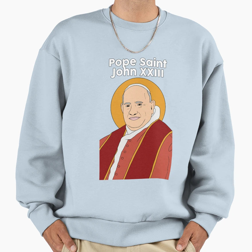 Pope Saint John Xxiii Sweatshirt - Trendy Graphic Unisex - T-Shirt, Sweatshirt, Hoodie