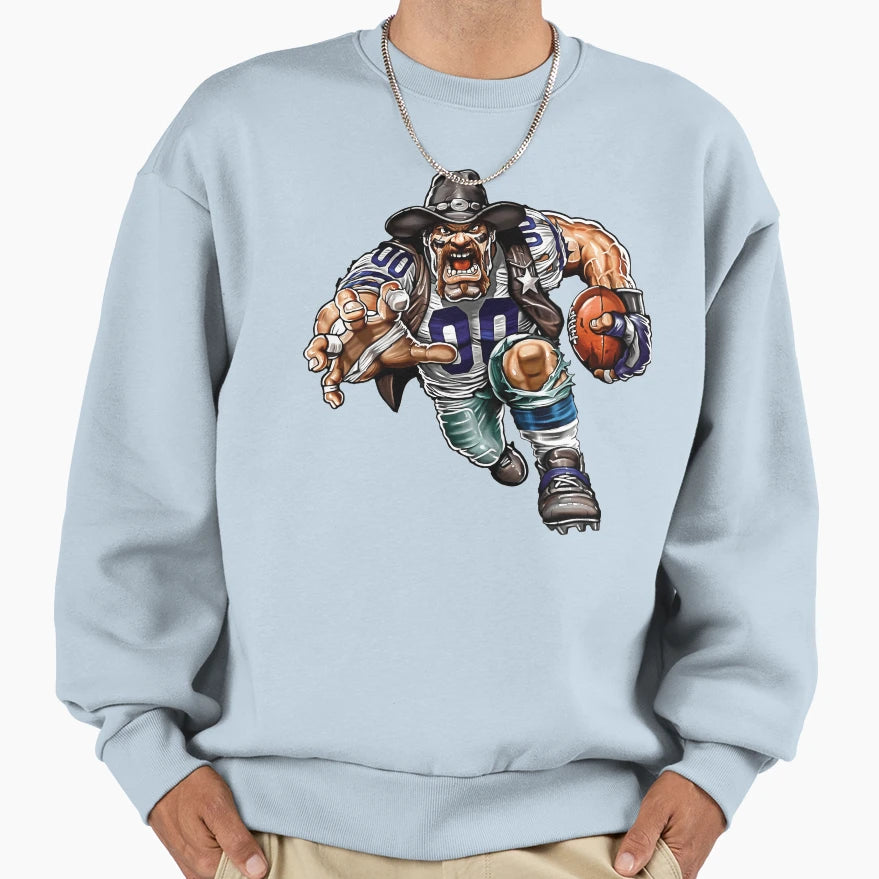 Mascot American Football Sweatshirt - Fun Novelty Design for Adults - T-Shirt, Sweatshirt, Hoodie